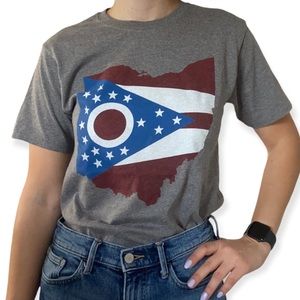 Hanes Ohio Flag T-shirt